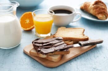 Frühstück Nougat Creme Kaffee Orangensaft (c) 123rf 12949361_m_normal_none 1200x800