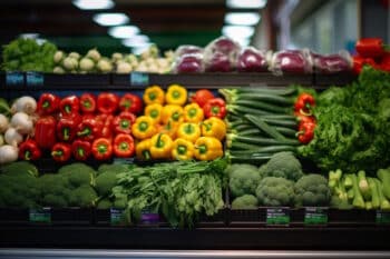Gesunde Lebensmittel Gemüse Supermarkt Lokal