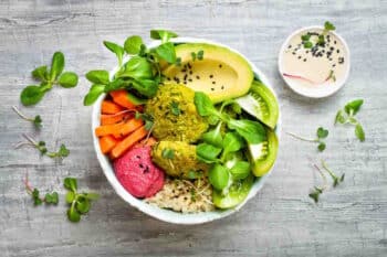Food Bowl vegan Falafel Quinoa