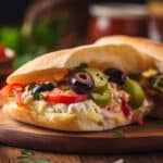 Griechenland Sandwich Ciabatta