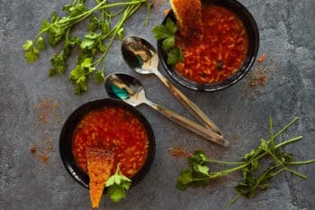 Tomaten-Reisssuppe